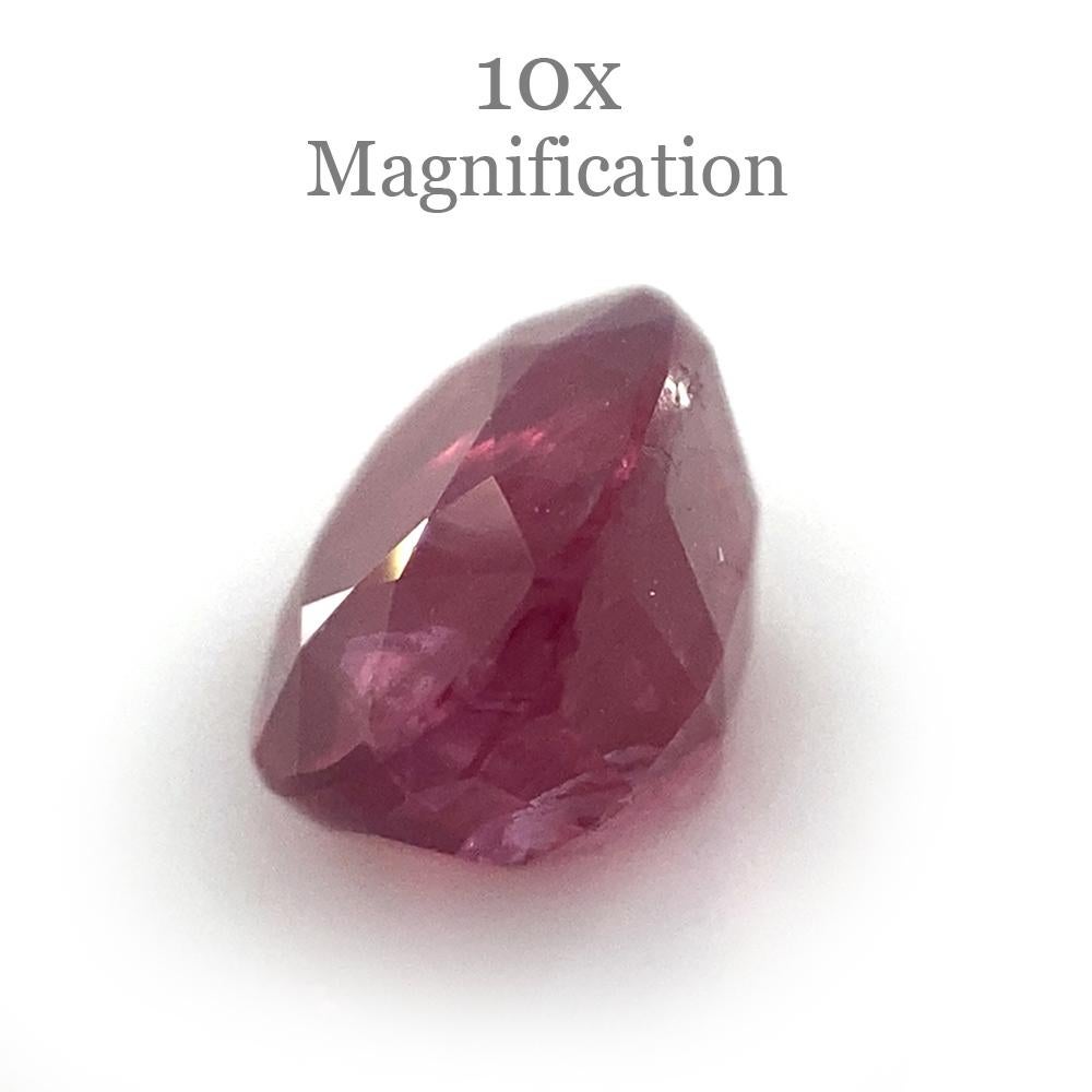 1.30ct Oval Red Ruby Unheated For Sale 6