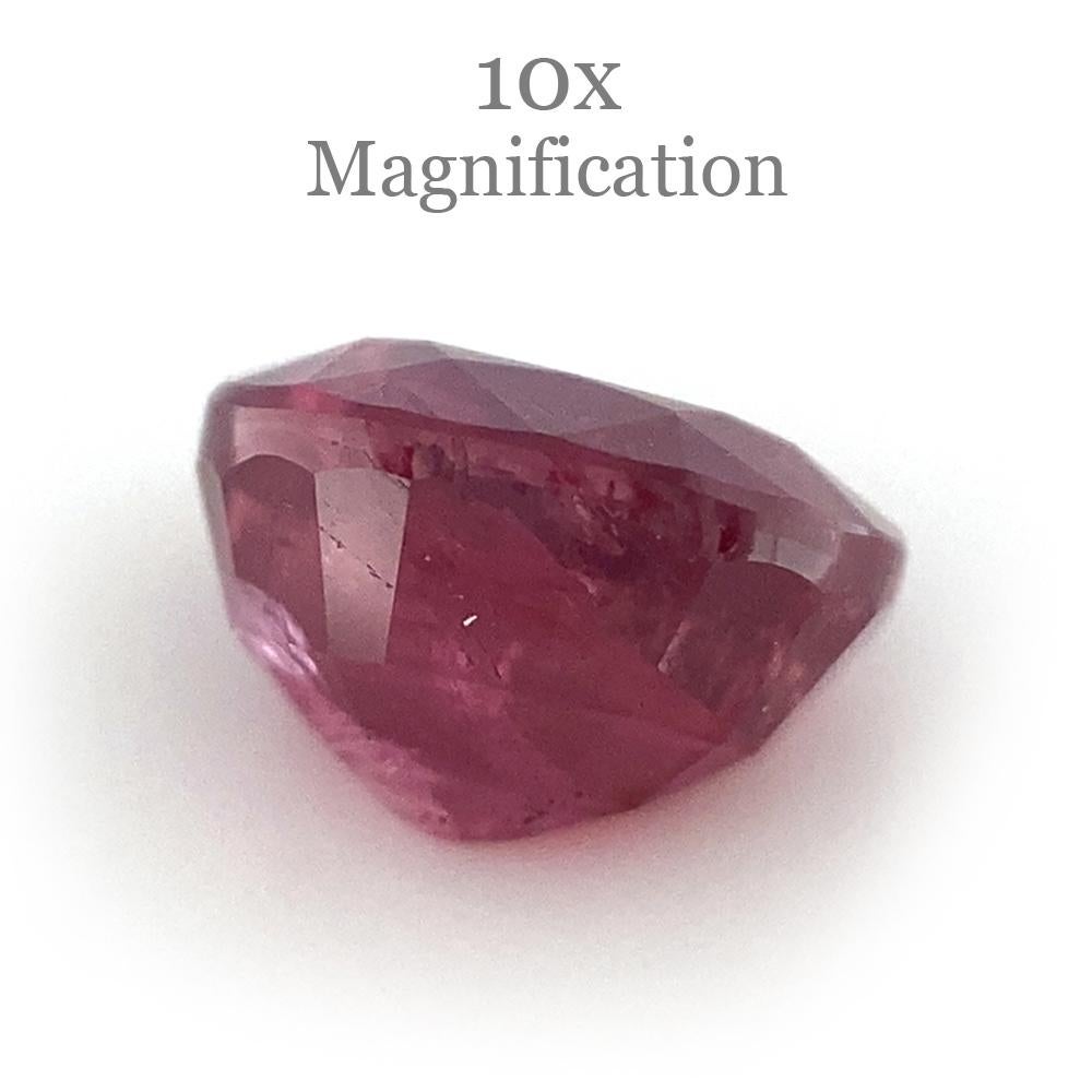 Brilliant Cut 1.30ct Oval Red Ruby Unheated For Sale