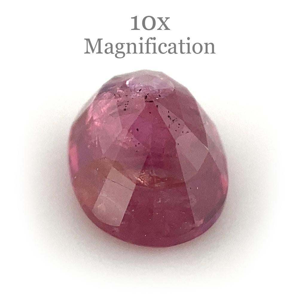 1.30ct Oval Red Ruby Unheated For Sale 1