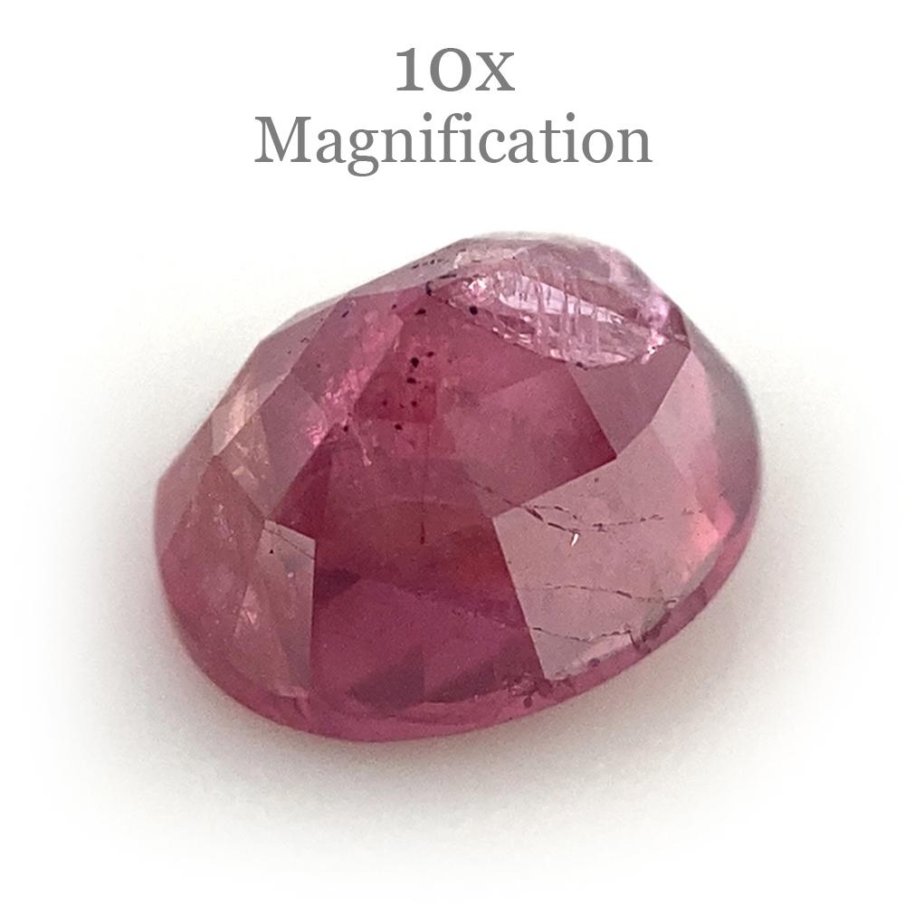 1.30ct Oval Red Ruby Unheated For Sale 2