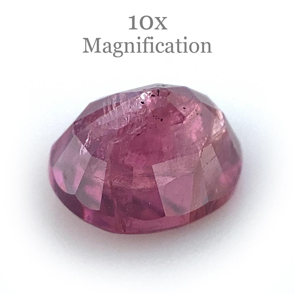 1.30ct Oval Red Ruby Unheated For Sale 4