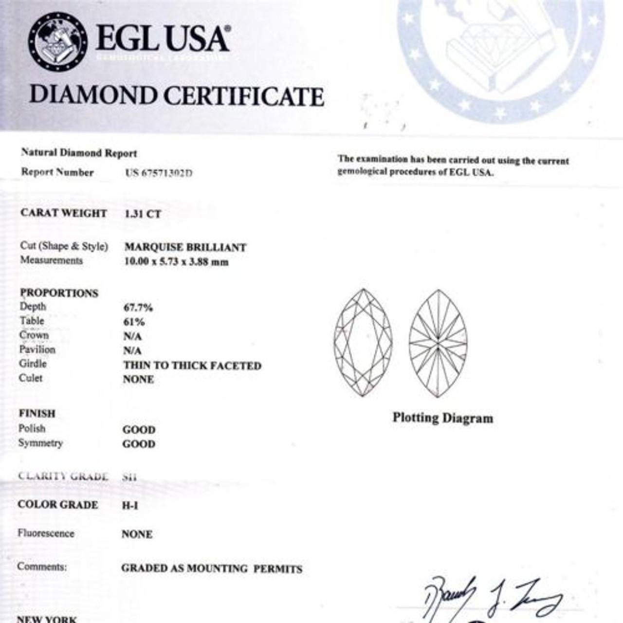 1.31 Carat Diamond Marquise Baguette Platinum Three Stone Engagement Ring In Good Condition For Sale In Stamford, CT