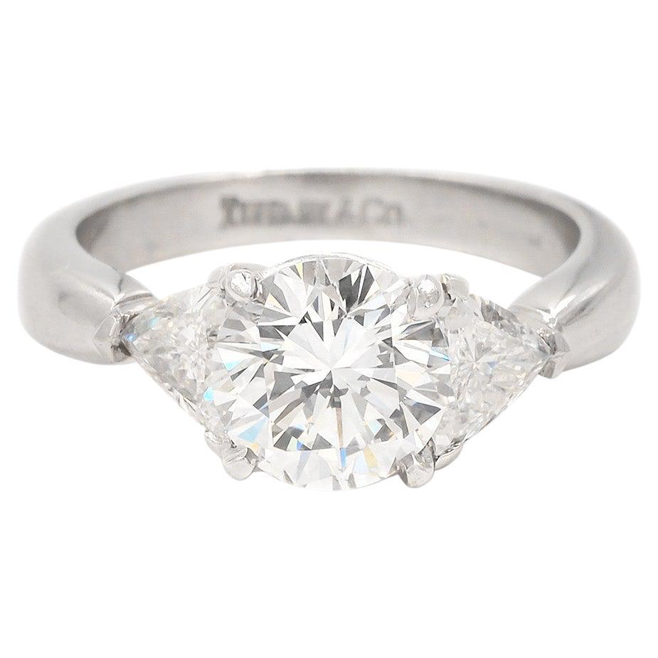 1.31 Carat GIA Round Brilliant Cut Diamond Engagement Ring by Tiffany & Co.