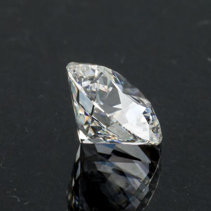 1.31 Carat Loose F / VS2 Round Brilliant Cut Diamond GiIA Certified For Sale 4
