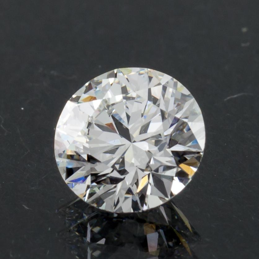 Diamant taille ronde brillant de 1,31 carat non serti F / VS2 certifié GIA en vente 1