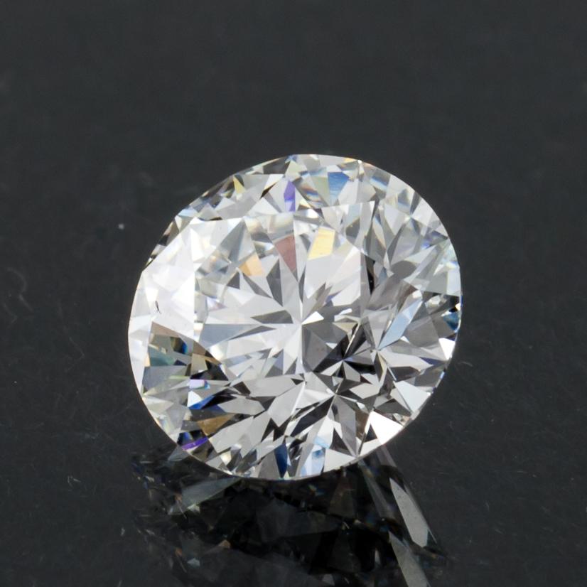 1.31 Carat Loose F / VS2 Round Brilliant Cut Diamond GiIA Certified For Sale 2