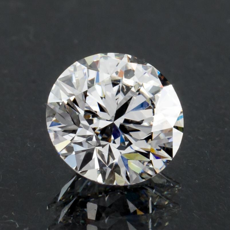Diamant taille ronde brillant de 1,31 carat non serti F / VS2 certifié GIA en vente 3
