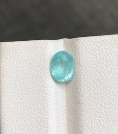 1.31 Carat Neon Blue Natural Paraiba Tourmaline Oval Cut Loose Gemstone for Ring