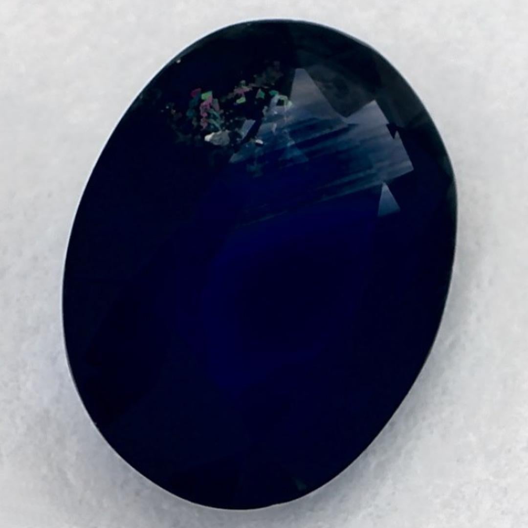 1.31 Karat Blauer Saphir Oval Loser Edelstein im Zustand „Neu“ im Angebot in Fort Lee, NJ