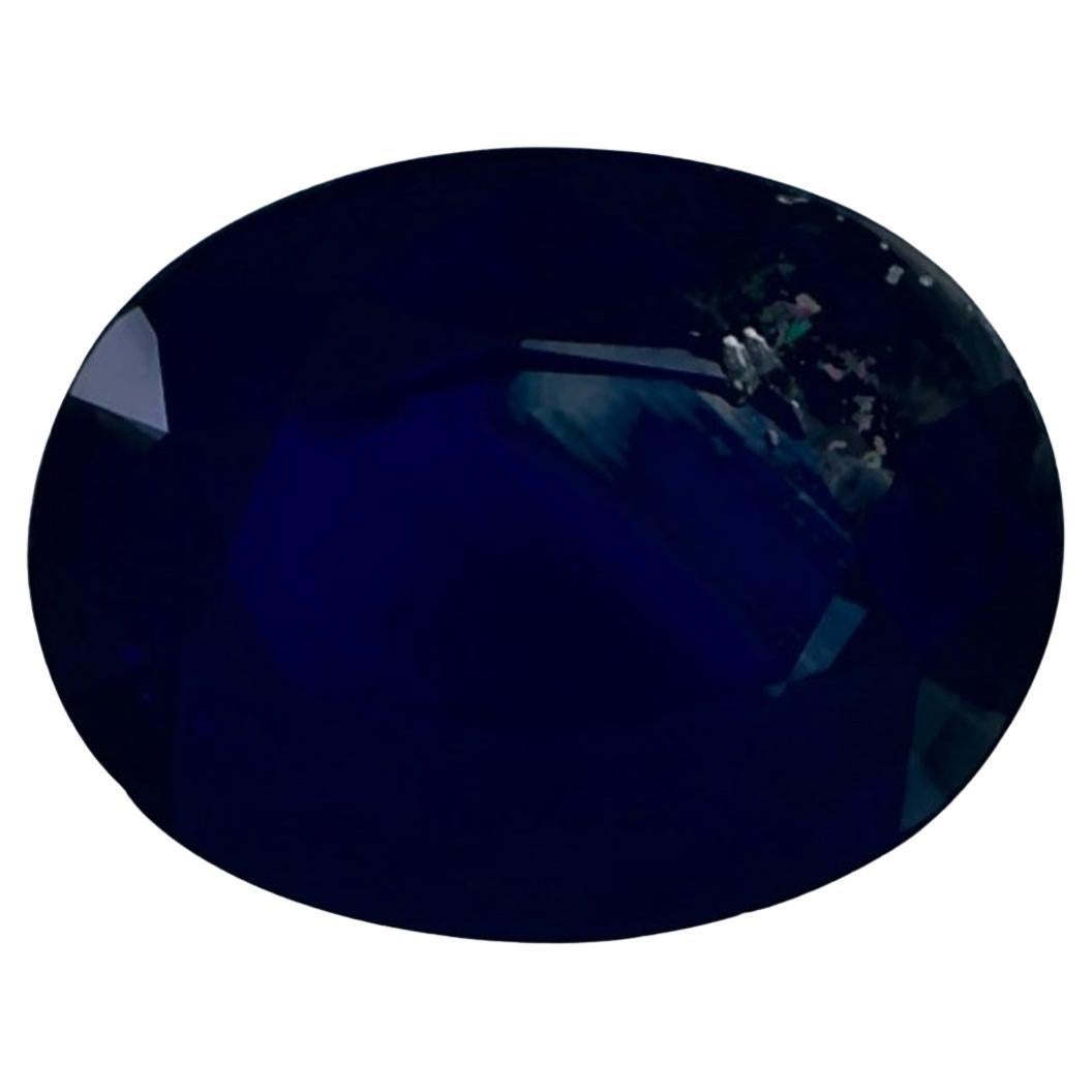 1.31 Karat Blauer Saphir Oval Loser Edelstein