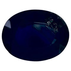 1.31 Karat Blauer Saphir Oval Loser Edelstein