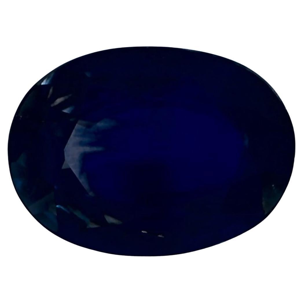 1.31 Karat Blauer Saphir Oval Loser Edelstein