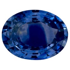 1.31 Ct Blue Sapphire Oval Loose Gemstone