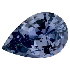 1.31 Ct Blue Sapphire Pear Loose Gemstone