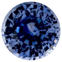 1.31 Ct Blue Sapphire Round Loose Gemstone