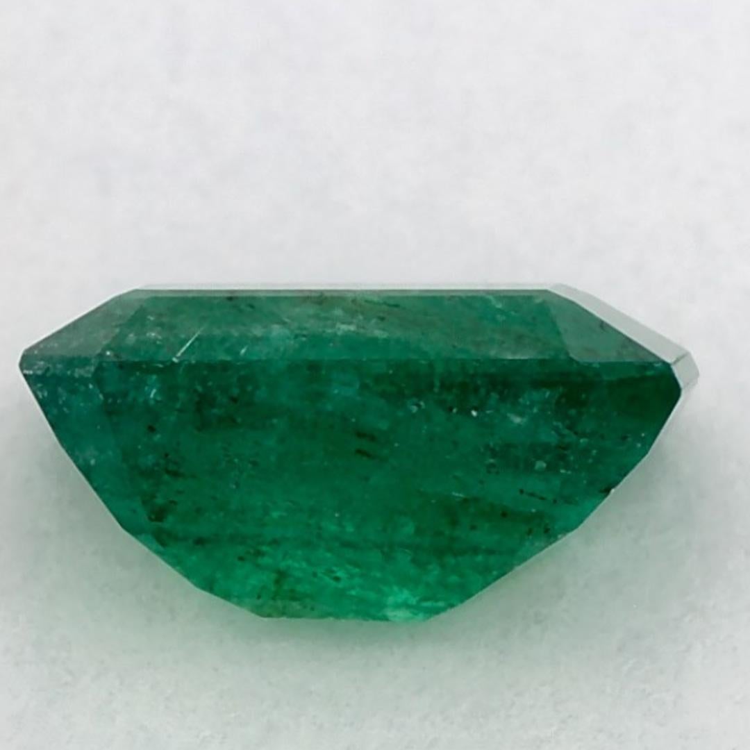 1.31 Ct Emerald Octagon Loose Gemstone In New Condition For Sale In Fort Lee, NJ