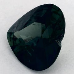 1.31 Ct Green Sapphire Heart Loose Gemstone