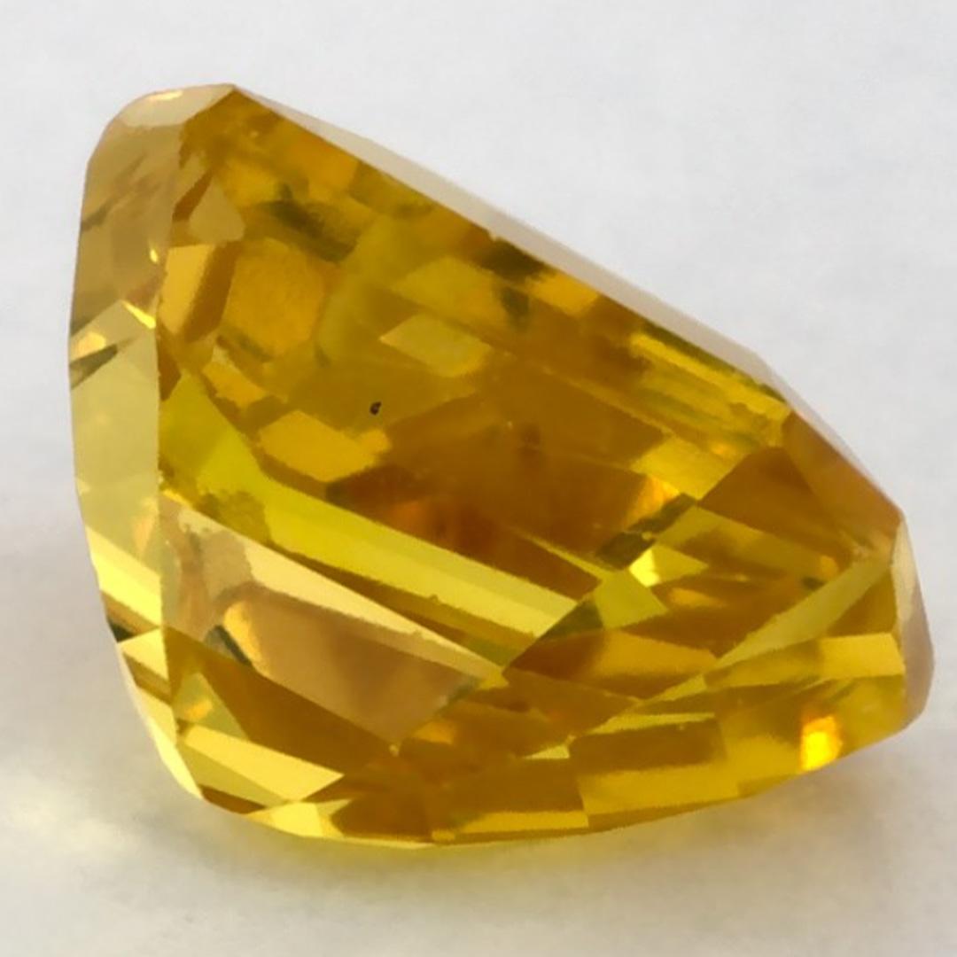 1.31 Ct Yellow Sapphire Octagon Loose Gemstone (pierre précieuse en vrac) en vente 1