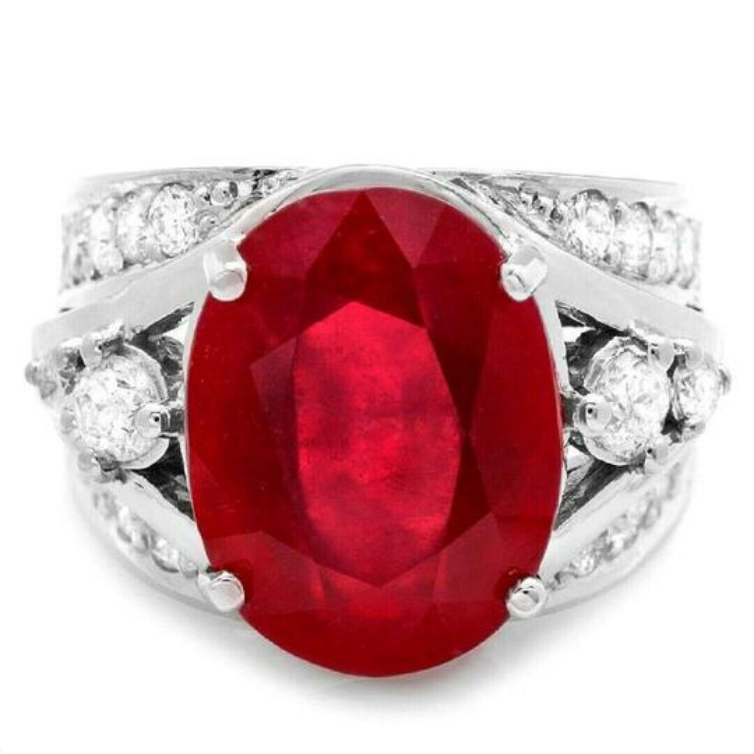 natural red diamond ring
