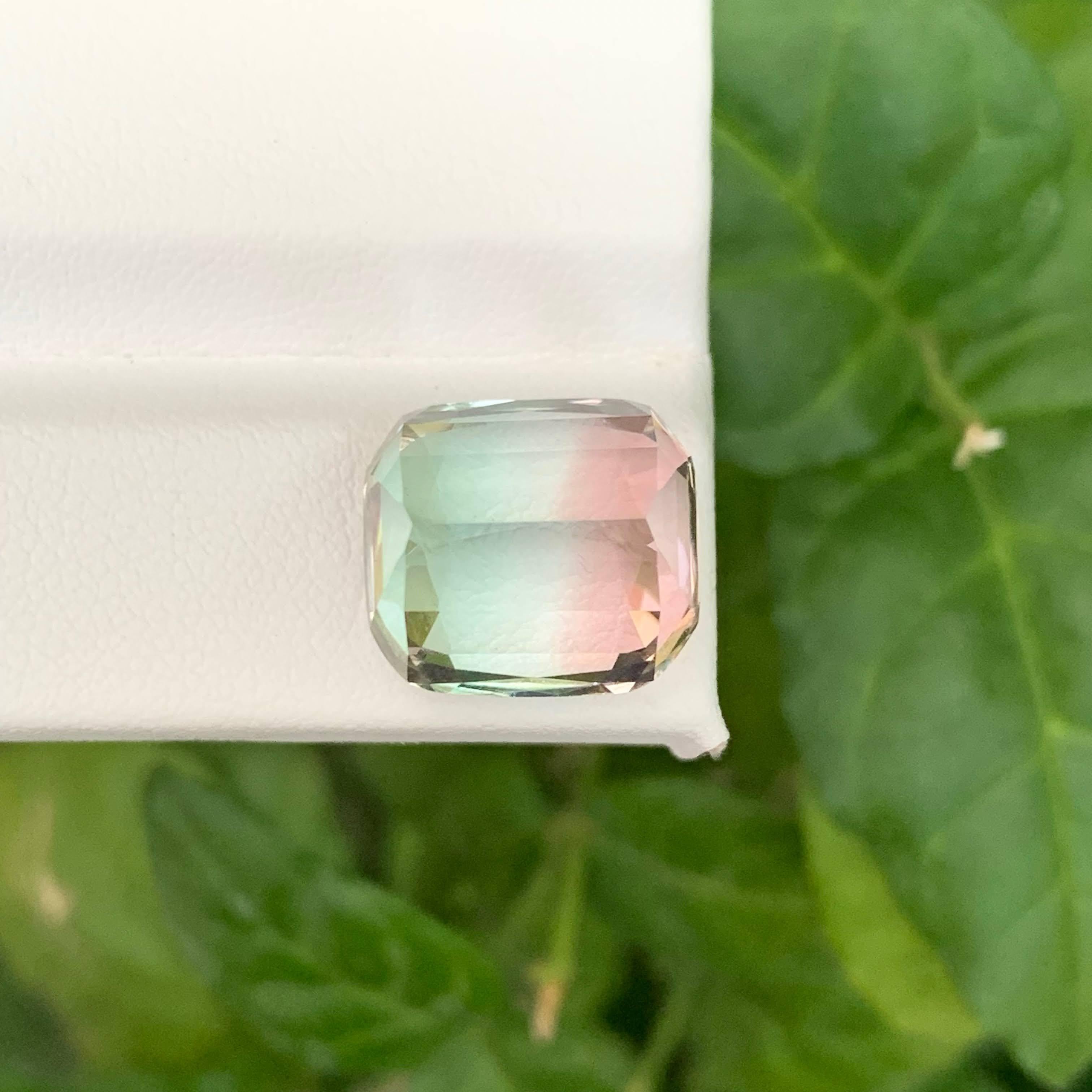 13.10 Carat Natural Loose Bi Color Watermelon Tourmaline Cushion Cut Afghan Gem Neuf - En vente à Bangkok, TH