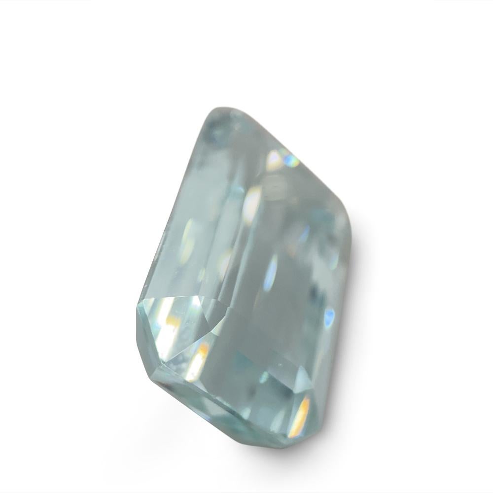 13.18ct Emerald Cut Aquamarine For Sale 10