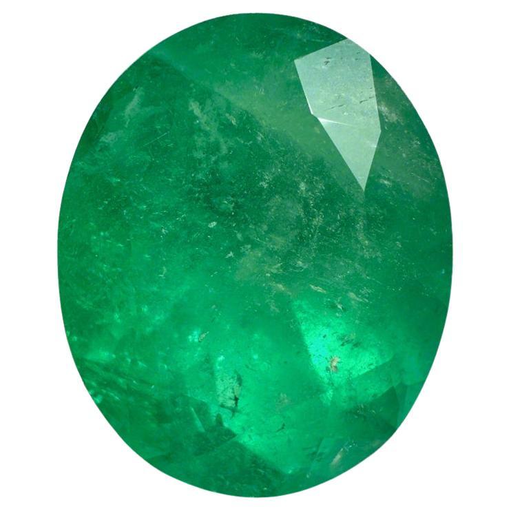 Piedra: Esmeralda
Peso: 13,19 quilates
Forma: Corte Oval
Claridad: Semitransparente
Lustre: Muy bueno-Bueno
Color: Verde medio
Medidas: 16,80 mm x 13,68 mm x 11,10 mm
Origen geográfico: Colombia
Tratamiento: Natural, Engrasado

Observaciones: Debido