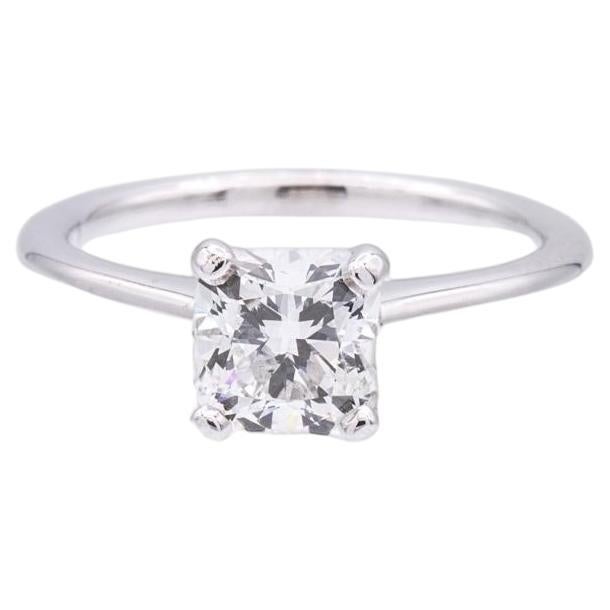 1.31ct Blue Nile Astor Cushion Diamond Engagement Ring F VS2 GIA in Platinum