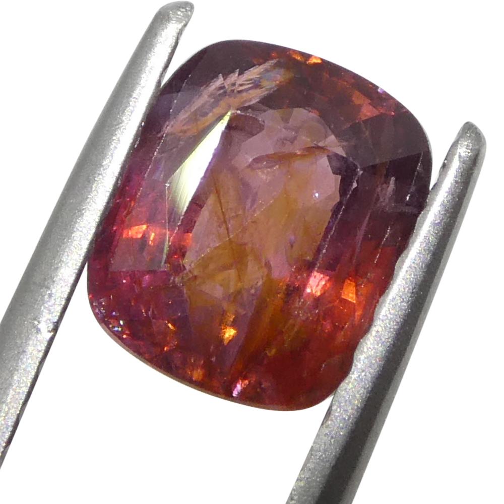 Zafiro rojo naranja de 1,31 ct de Tanzania en Nuevo estado para la venta en Toronto, Ontario