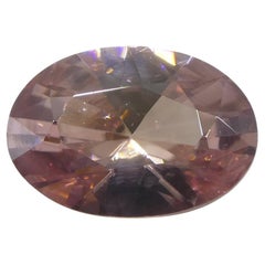 1.31ct Natural Earth Mined Oval Master Pink Zircon from Sri Lanka