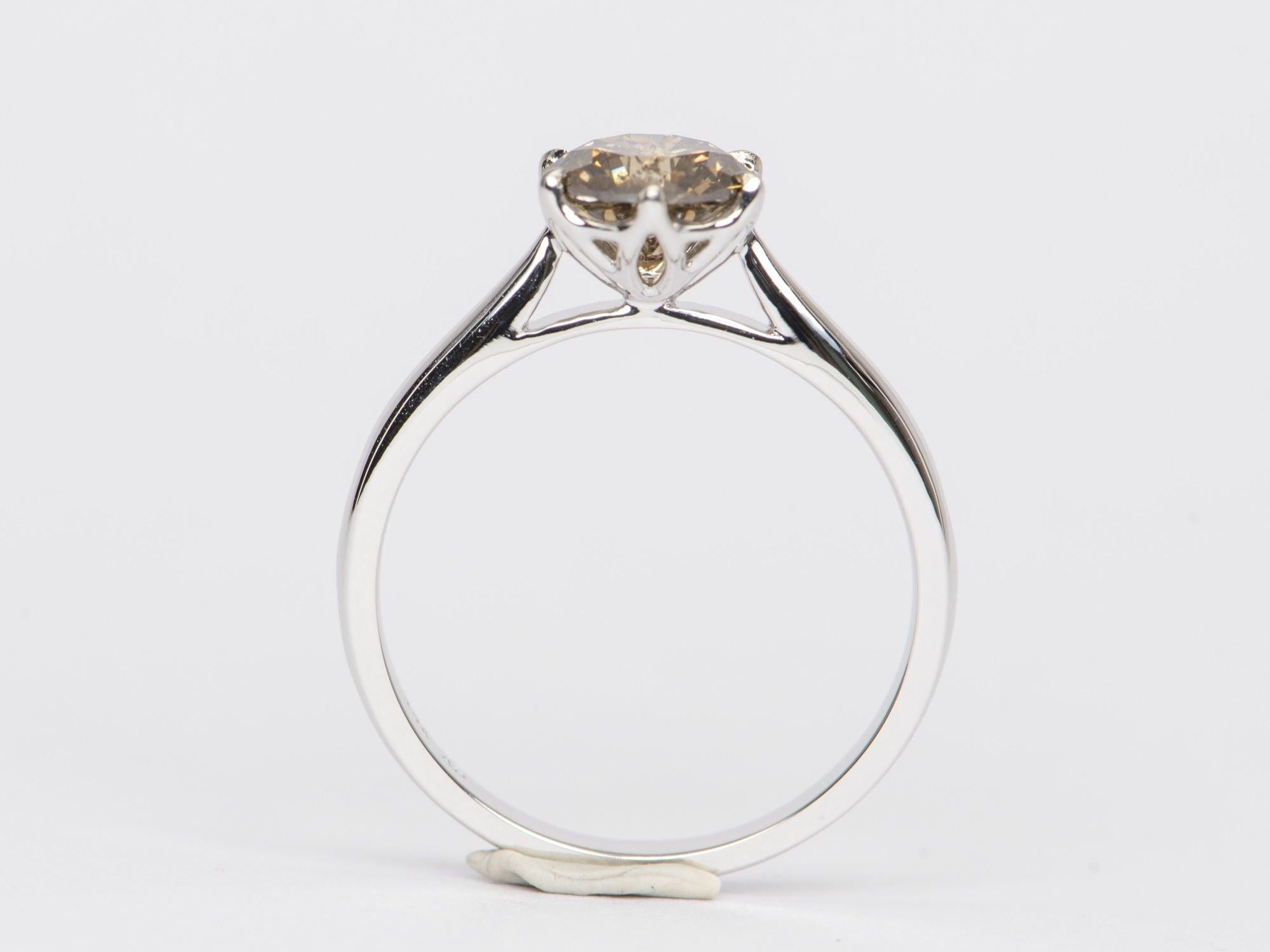 solid diamond ring no metal