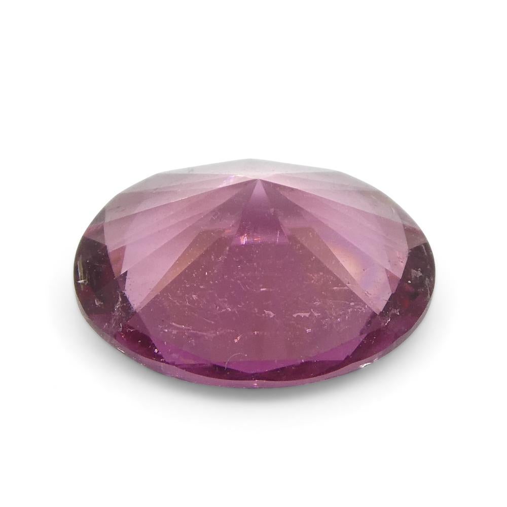 1.31ct Oval Pink Tourmaline from Brazil For Sale 5