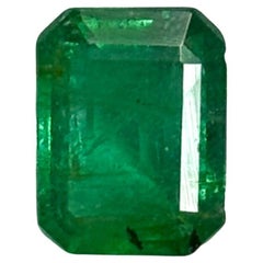 1.32 Carat Emerald-cut Zambian Emerald
