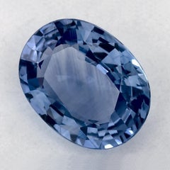 1.32 Karat Blauer Saphir Oval Loser Edelstein