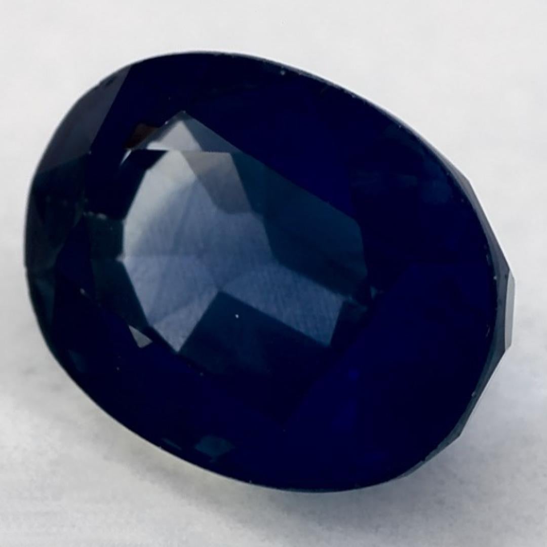 Ce saphir bleu naturel offre élégance et sophistication. Avec sa riche saturation de couleurs et sa coupe précise, il constitue la pièce maîtresse parfaite pour une bague de fiançailles ou une conception de bijoux de luxe.

Ce saphir provient du Sri