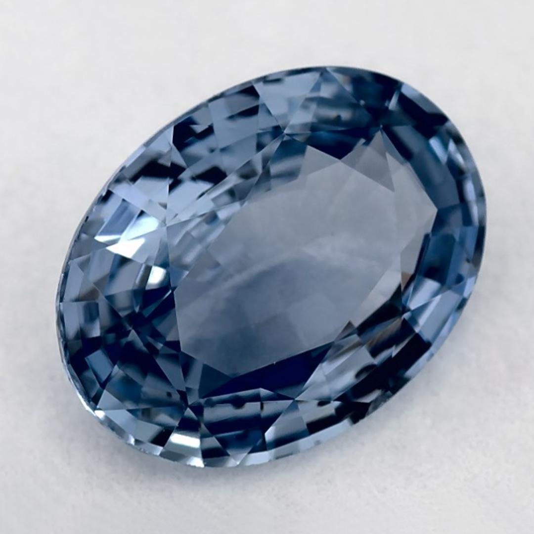 Oval Cut 1.32 Ct Blue Sapphire Oval Loose Gemstone For Sale