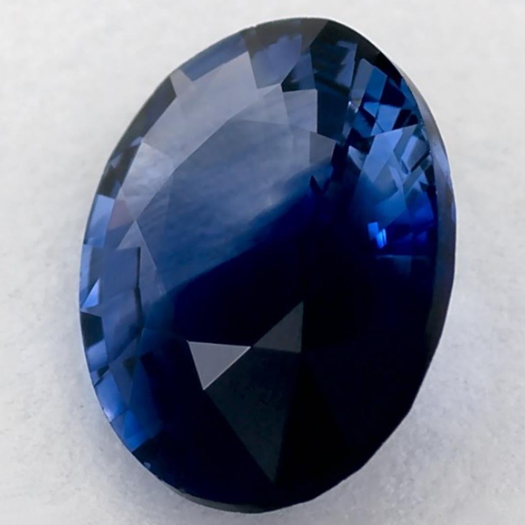 1.32 qt Zafiro Azul Oval Gema Suelta Corte oval en venta