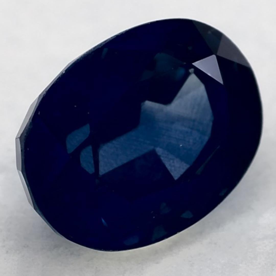 1.32 Ct Blue Sapphire Oval Loose Gemstone (pierre précieuse en vrac) Neuf - En vente à Fort Lee, NJ