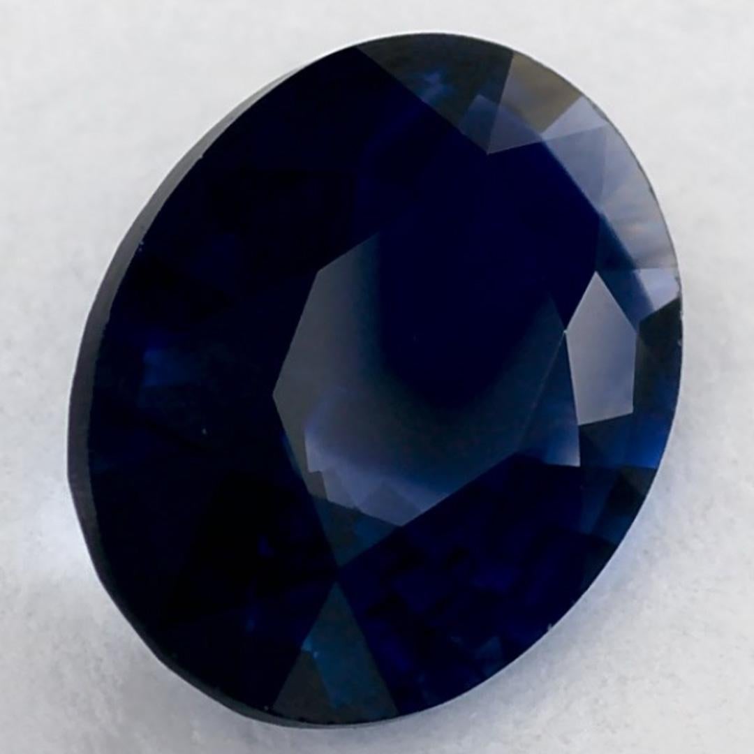 1.32 qt Zafiro Azul Oval Gema Suelta en Nuevo estado para la venta en Fort Lee, NJ