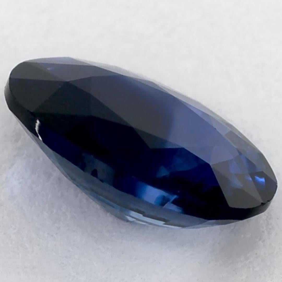 1.32 qt Zafiro Azul Oval Gema Suelta en venta 1