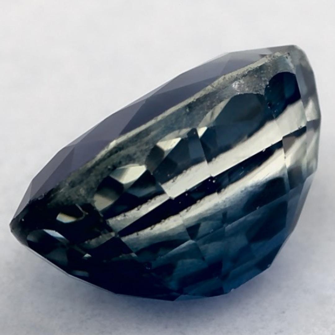 1.32 Ct Blue Sapphire Oval Loose Gemstone (pierre précieuse en vrac) en vente 2
