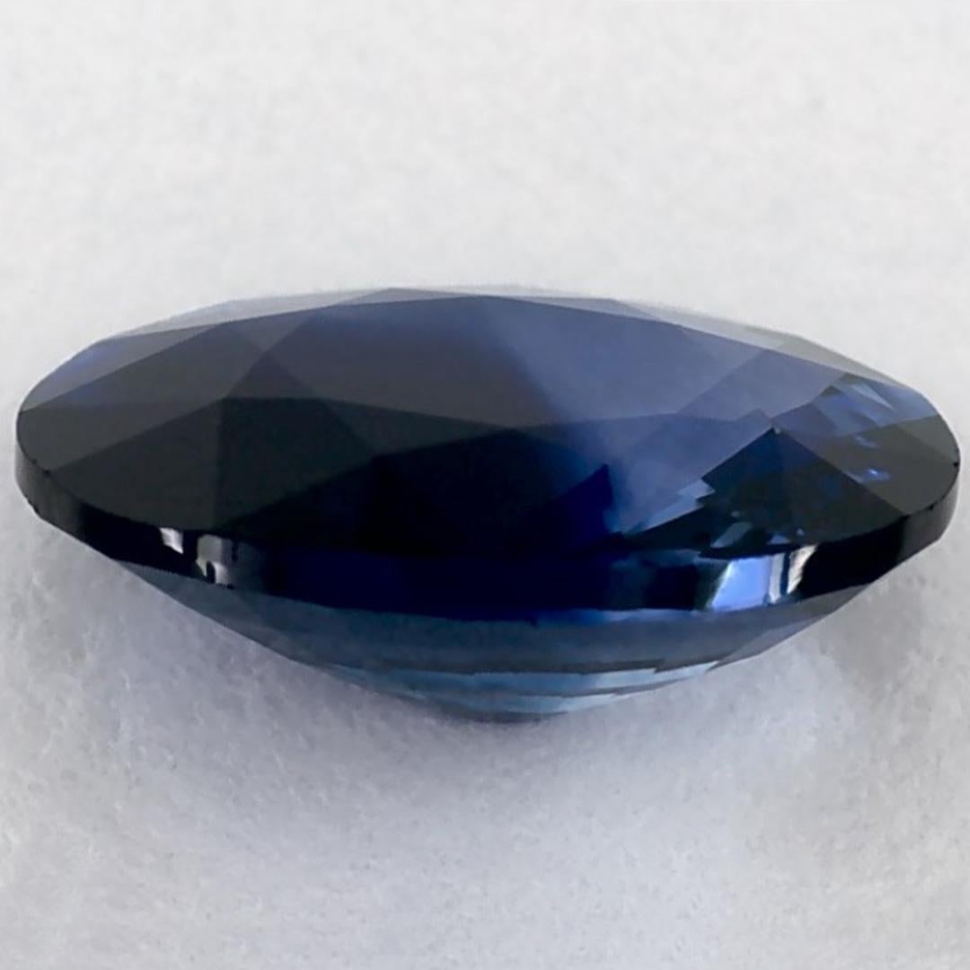1.32 qt Zafiro Azul Oval Gema Suelta en venta 3