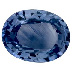 1.32 Karat Blauer Saphir Oval Loser Edelstein