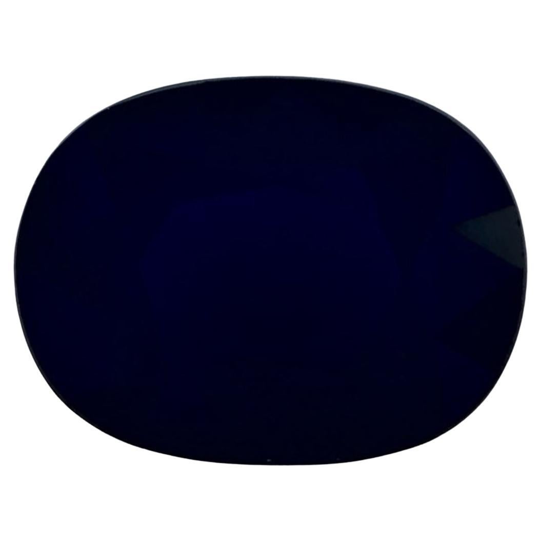 1.32 Karat Blauer Saphir Oval Loser Edelstein