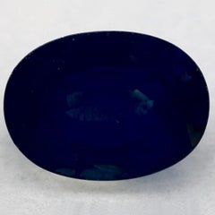 1.32 Ct Blue Sapphire Oval Loose Gemstone (pierre précieuse en vrac)