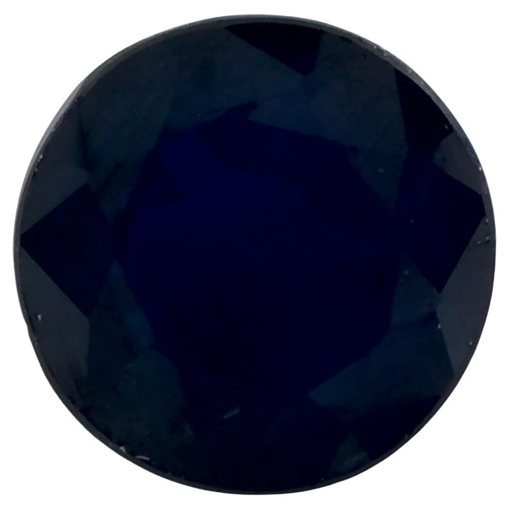 1.32 ct Zafiro Azul Redondo Gema Suelta