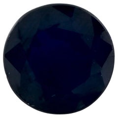1.32 ct Zafiro Azul Redondo Gema Suelta