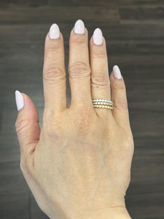 1.32 ct Diamond Eternity Band Set (Yellow Gold, White Gold, & Rose Gold)