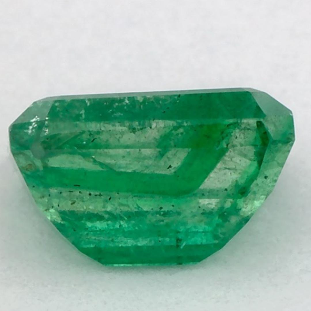 1.32 Ct Emerald Octagon Loose Gemstone In New Condition For Sale In Fort Lee, NJ