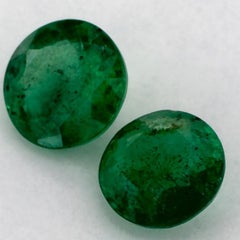 1.32 Ct Emerald Round Loose Gemstone