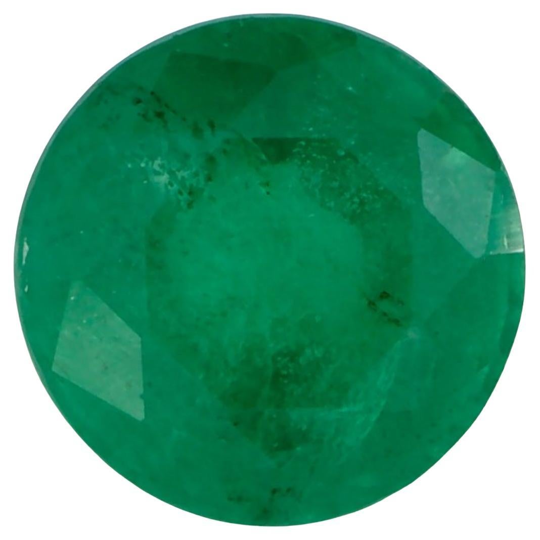 1.32 Ct Emerald Round Loose Gemstone